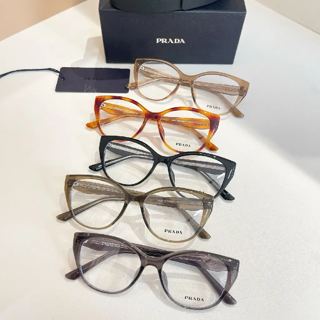 View 5 of Textured Prada Frames: Durable Tortoishell Round Eyewear