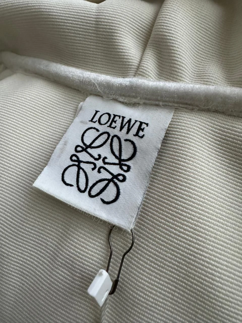 View 4 of First Copy LOEWE Store Article Full Zipper Hoodie for Men