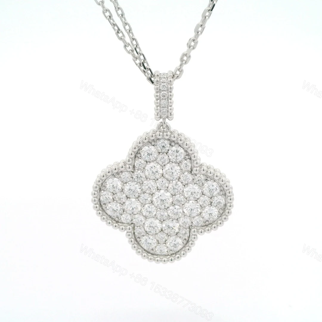 Van Cleef & Arpels Magic Alhambra with Diamonds Long Necklace — view 1