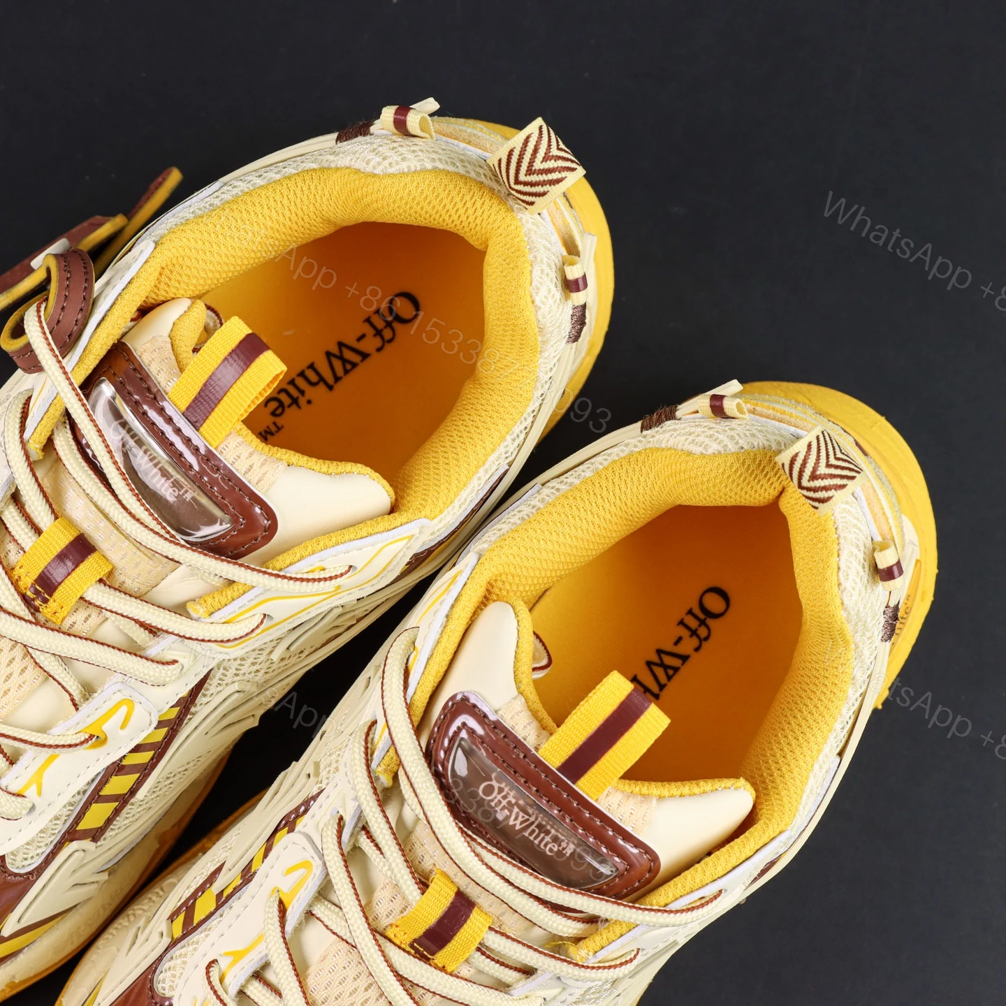 View 4 of Off White Be Right Back Creamy yellow Reps
