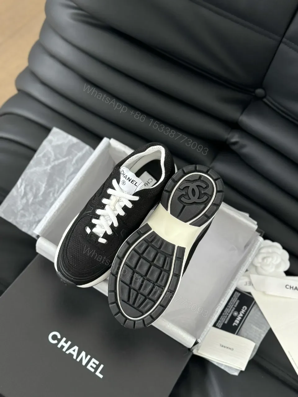 View 8 of Black Knit Sneakers + Premium Knit + Streetwear Chic + All-Day Comfort + Sneaker