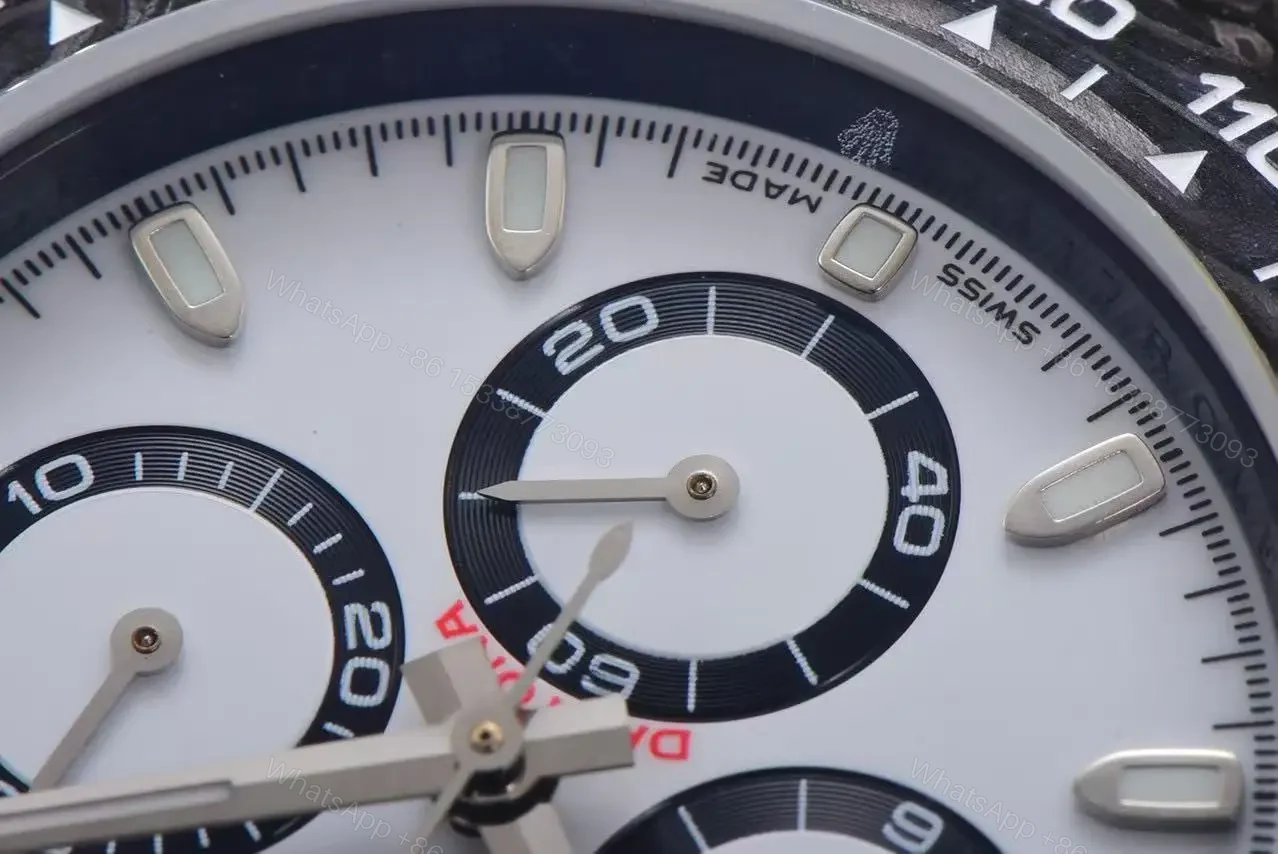 View 8 of Replica DiW Rolex Cosmograph Daytona Panda Carbon