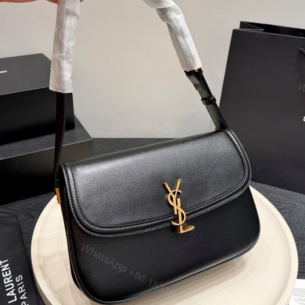 View 2 of Saint Laurent Solferino Medium In Box Black 29Cm