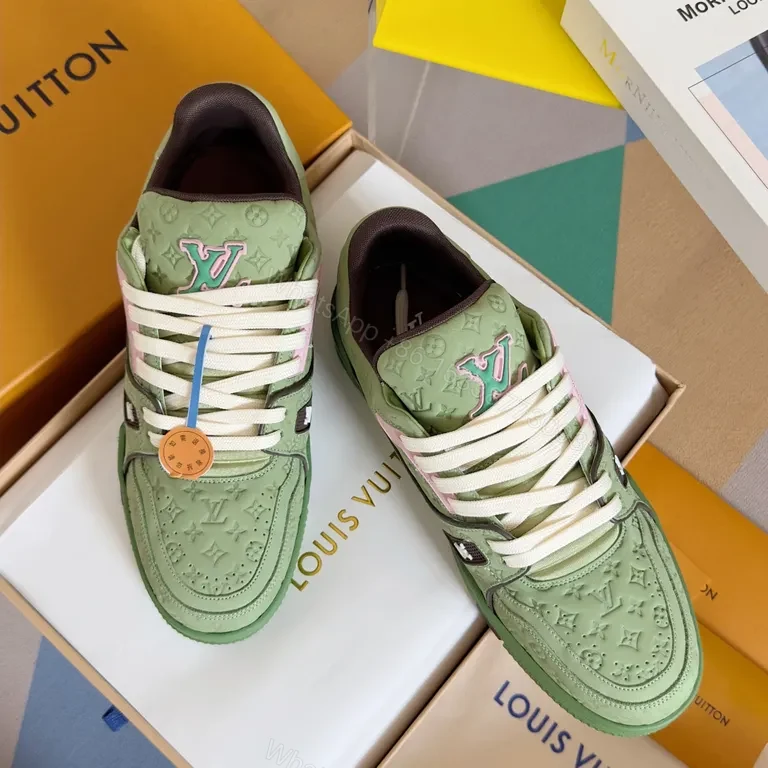 View 6 of Mint LV Terra-Luxe Sneakers - Luxe Casual High-Tops