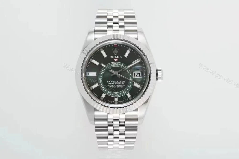 Sky-Dweller 326934 42mm ZF 1:1 Best Edition Green Dial Super Clone — view 1