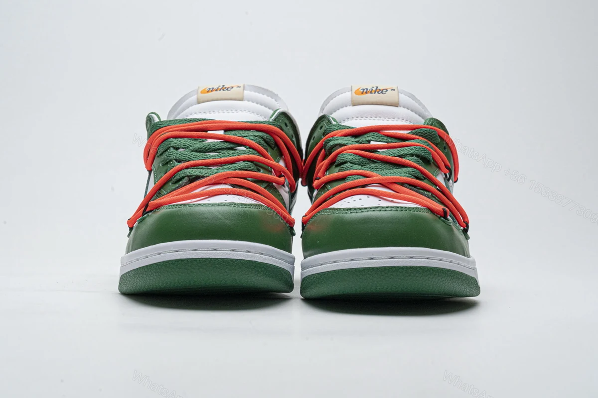 View 5 of OFF-WHITE x Nike Dunk SB Low Pine Green CT0856-100