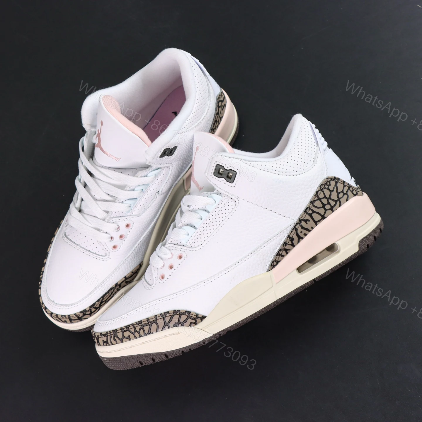 View 8 of Air Jordan 3 Retro Neapolitan Dark Mocha