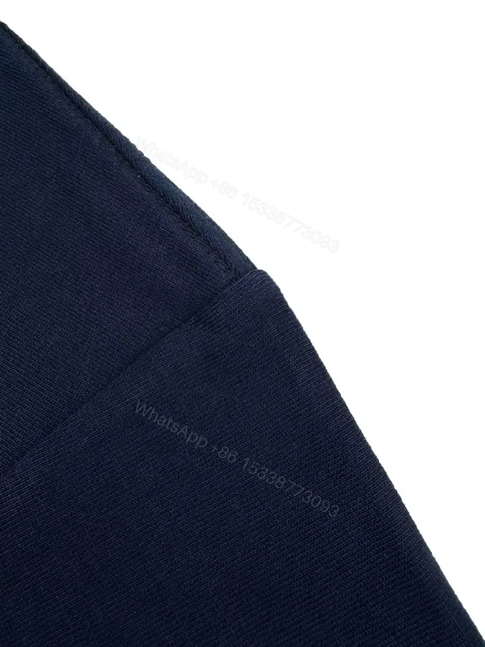 View 7 of Navy Cotton T-Shirt Casual Logo Tee Classic Fit Tee