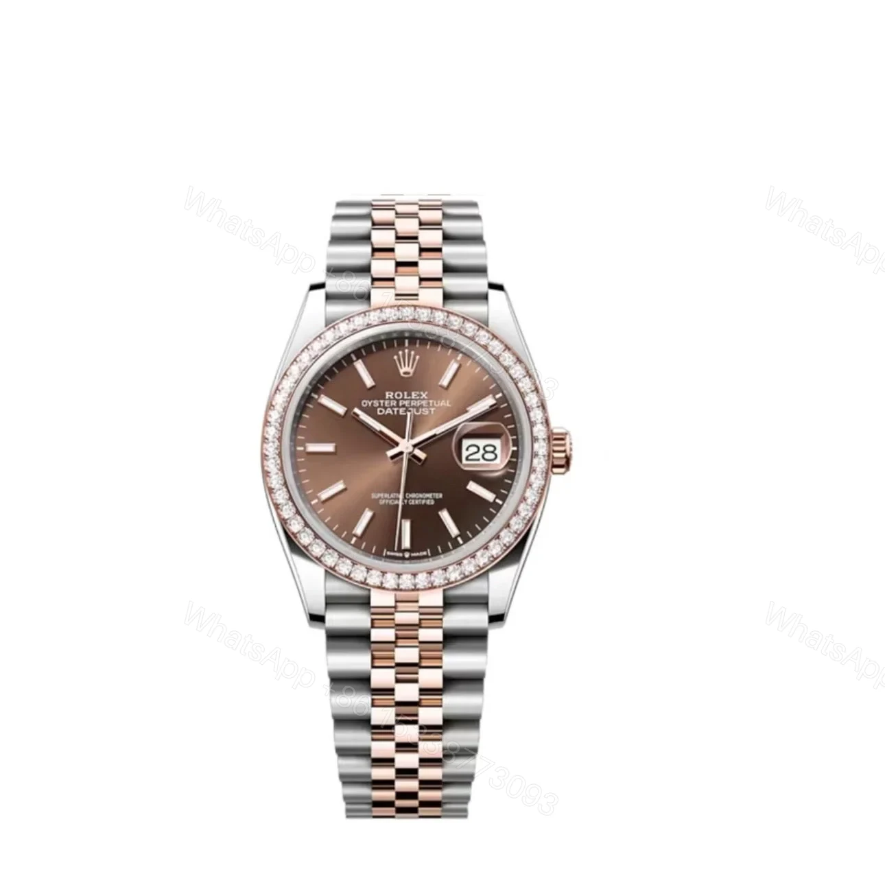 Rolex Datejust Chocolate Dial 126281RBR Jubilee 36 mm — view 1