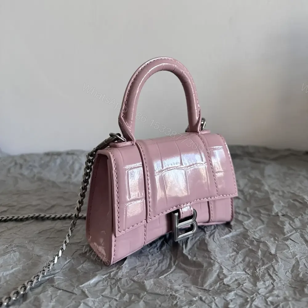 View 3 of 高仿Balenciaga*Nano系列迷你沙漏包粉色