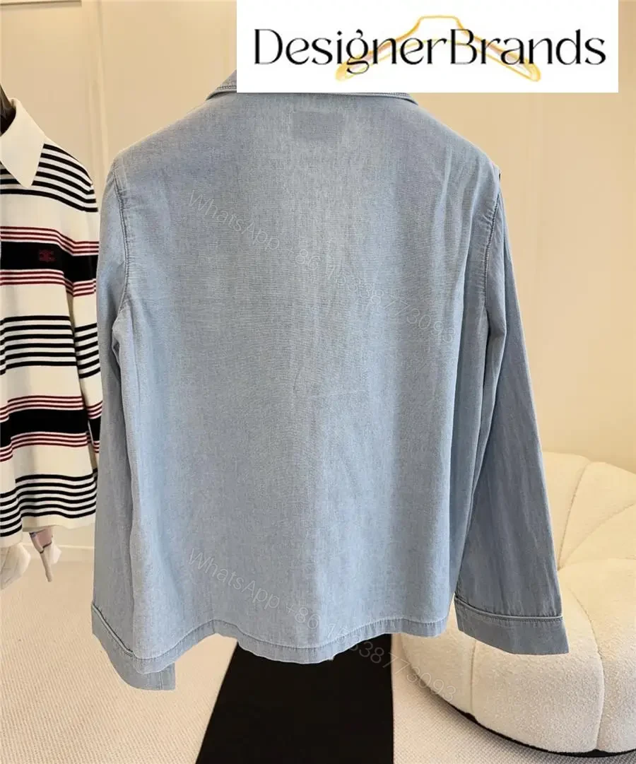 View 3 of Saint Laurent Cassandre Embroidered Poplin Shirt