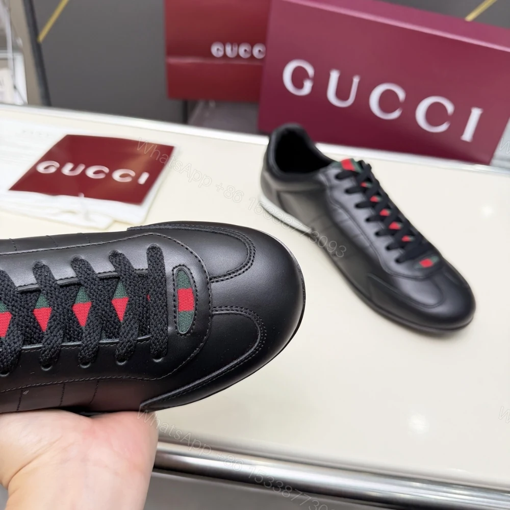 View 7 of Gucci Men Shift Trainers All Black L