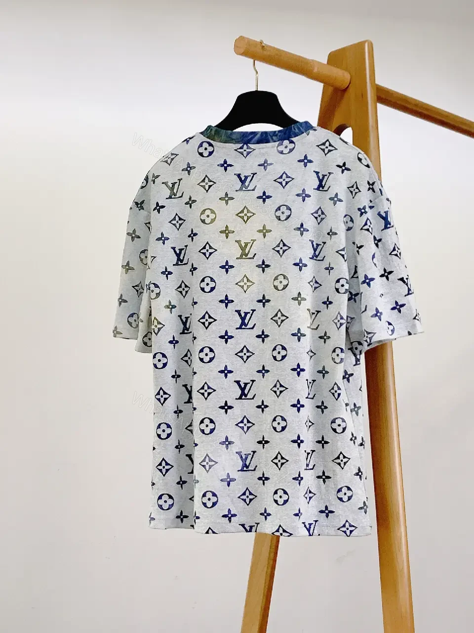 View 5 of All-Over Monogram Tee: Luxe Casual Comfort Shirt
