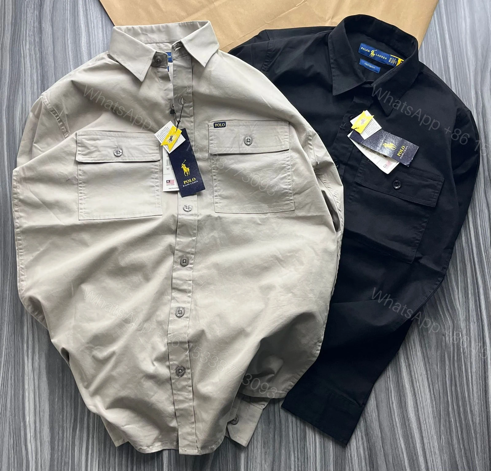 View 5 of FIRST COPY RALPH LAUREN DOUBLE POCKET CARGO SHIRT