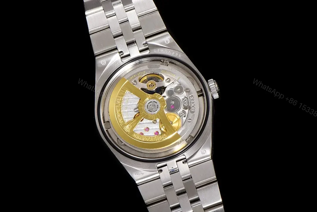 View 9 of Rolex Land-Dweller 40 Platinum Ice Blue Dial Flat Jubilee 127336-0001