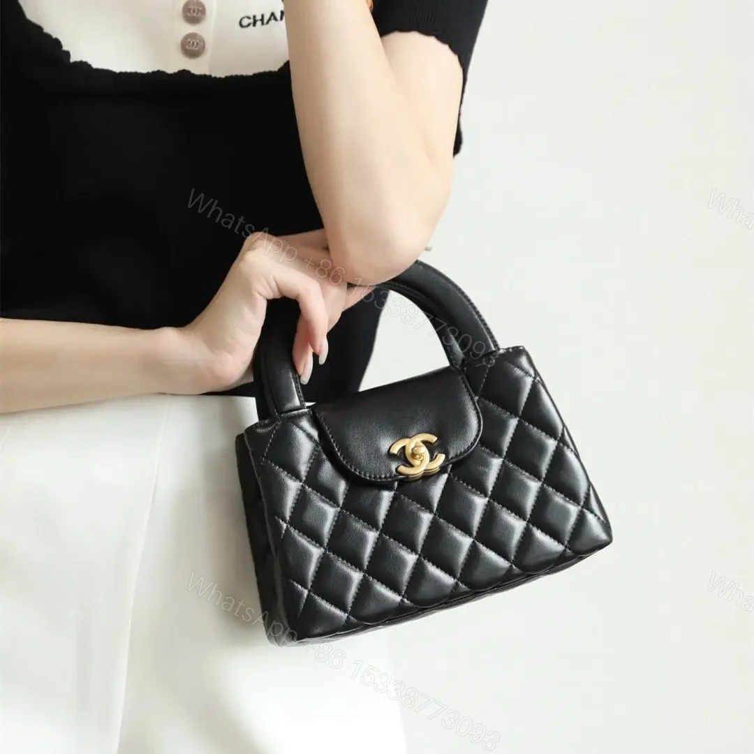 View 24 of 高仿Chanel*25A系列AS4416Kelly羊皮單肩包Mini黑色免檢版