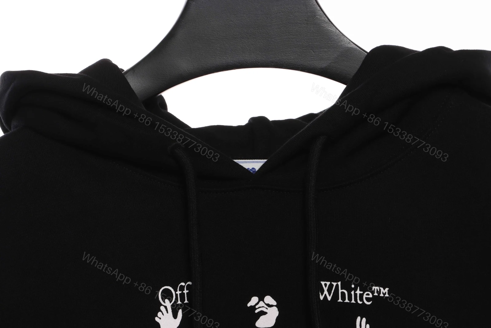 View 5 of Off-White Red Gray Melted Arrow Hoodie