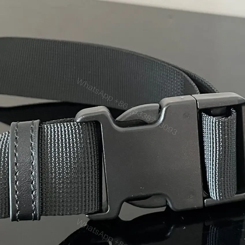 View 13 of 高仿BalenciagaWheelBeltpack系列尼龍胸包灰色