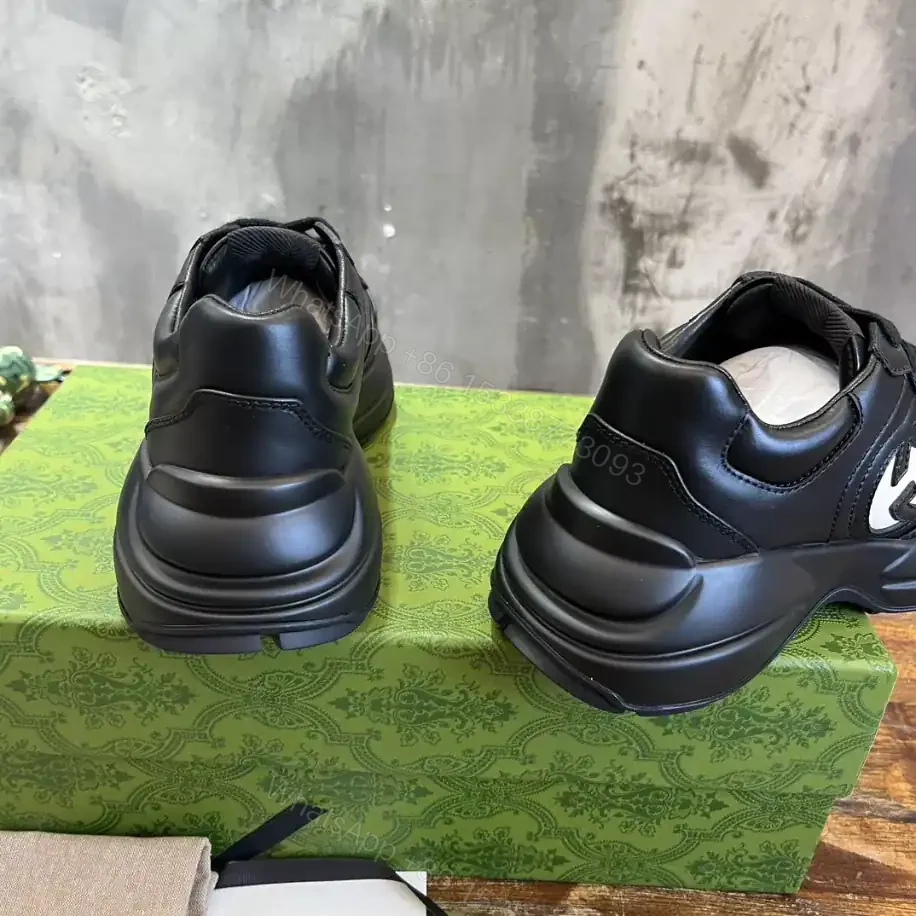 View 4 of GUCCI RHYTON SNEAKERS IN BLACK – GC168