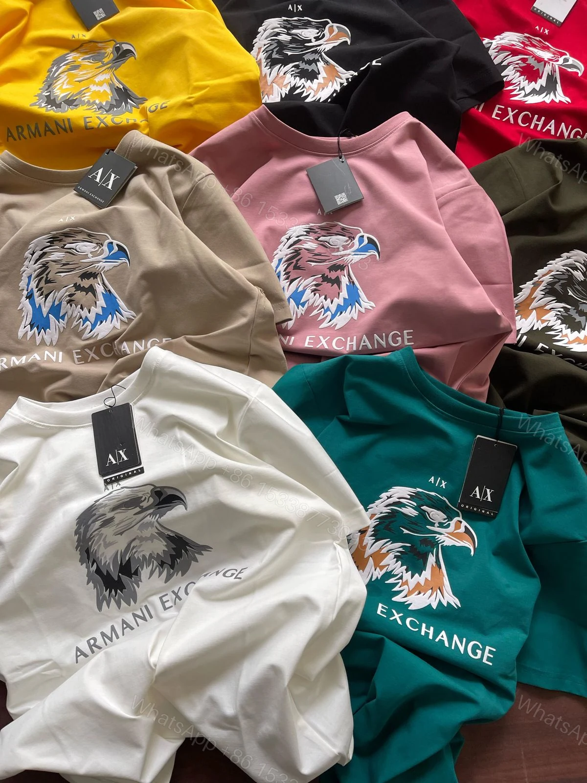 View 4 of FIRST COPY ARMANI IMPORTED ROUND NECK SUMMER T-SHIRT