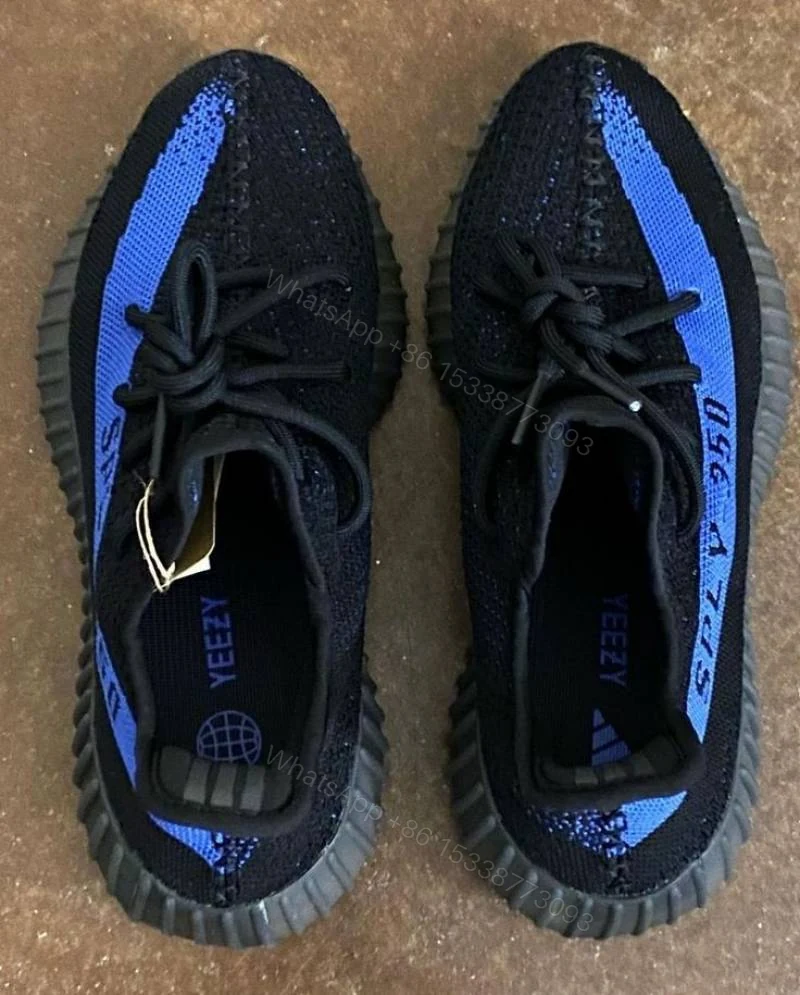 View 2 of First Copy Adidas Yeezy Boost 350 V2 Black Men’s Sneakers