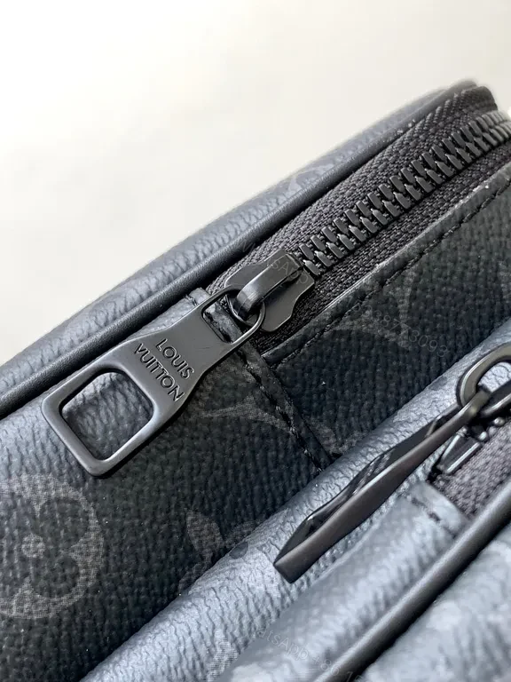 View 7 of Monogram-Print Leather Backpack: Modern Luxe Utility