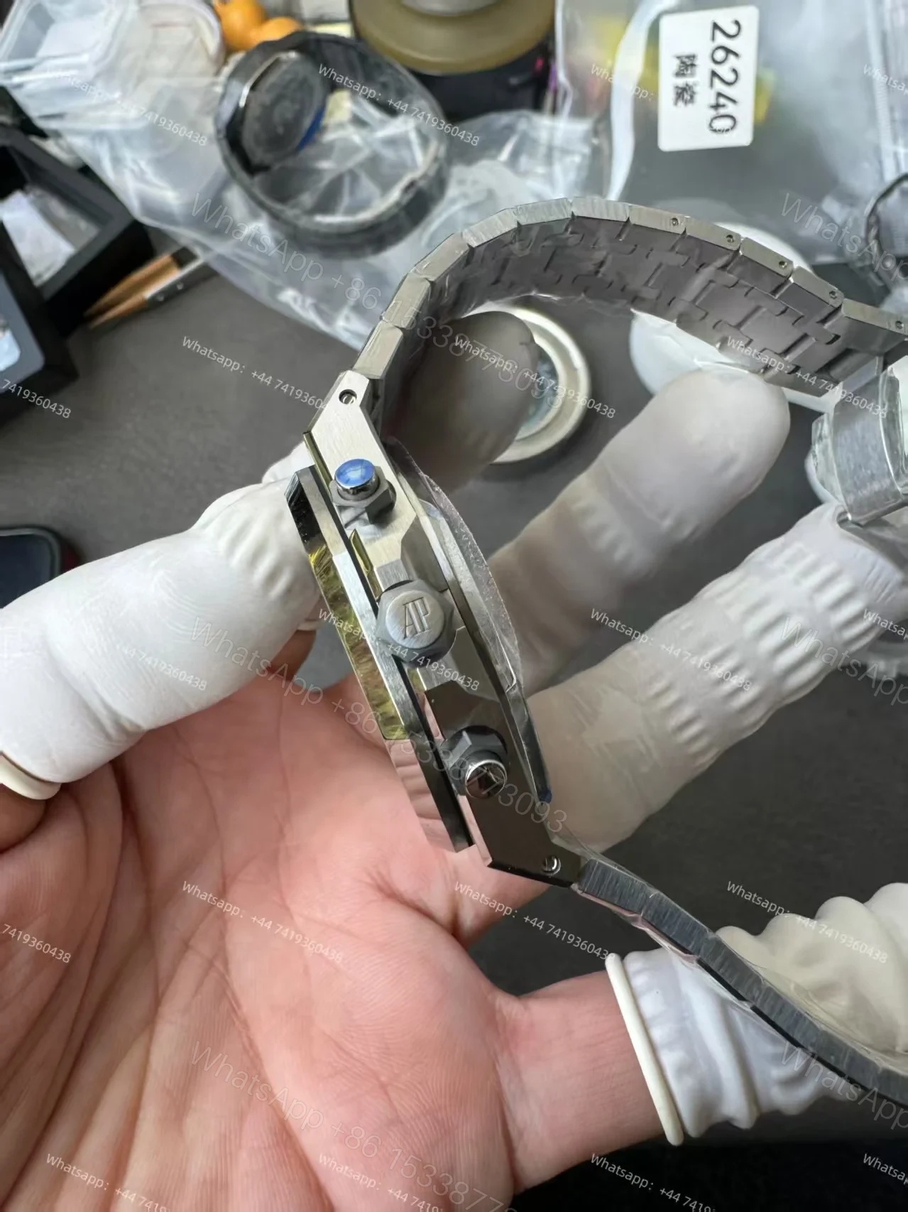 View 17 of Audemars Piguet Royal Oak Chronograph 26240 Series Selfwinding Chronograph Best Super Clone