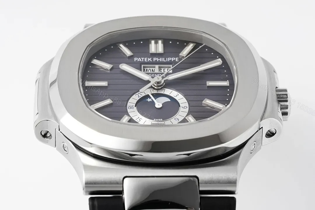 View 6 of Patek Philippe Nautilus Blue Rubber Strap Watch