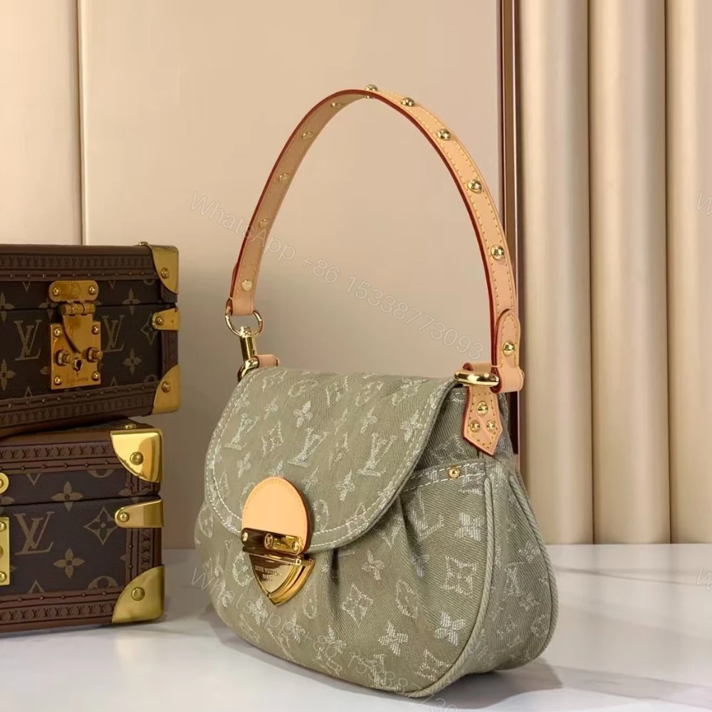View 3 of Louis Vuitton Sunset Khaki Denim 27cm M27210