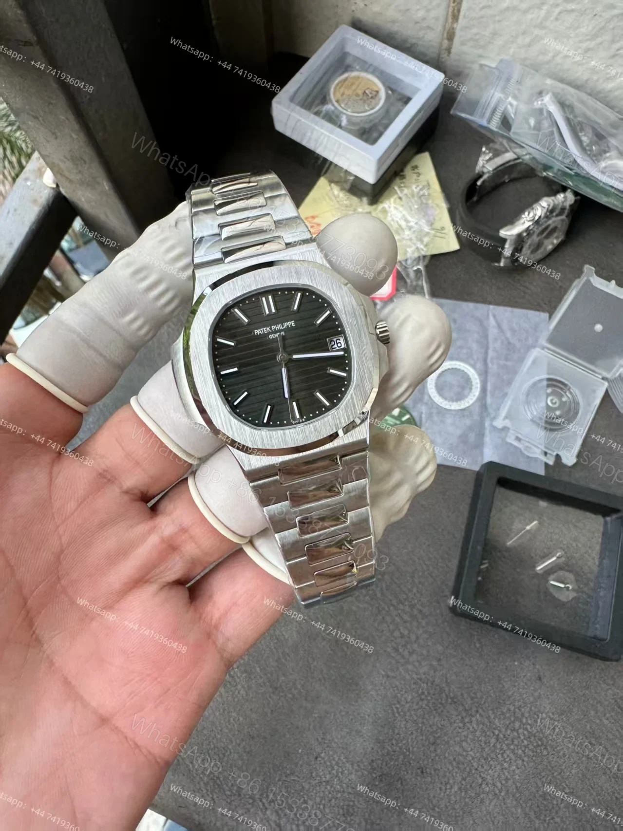 View 8 of Patek Philippe Super Clone Nautilus 5711 Green Dial 40MM