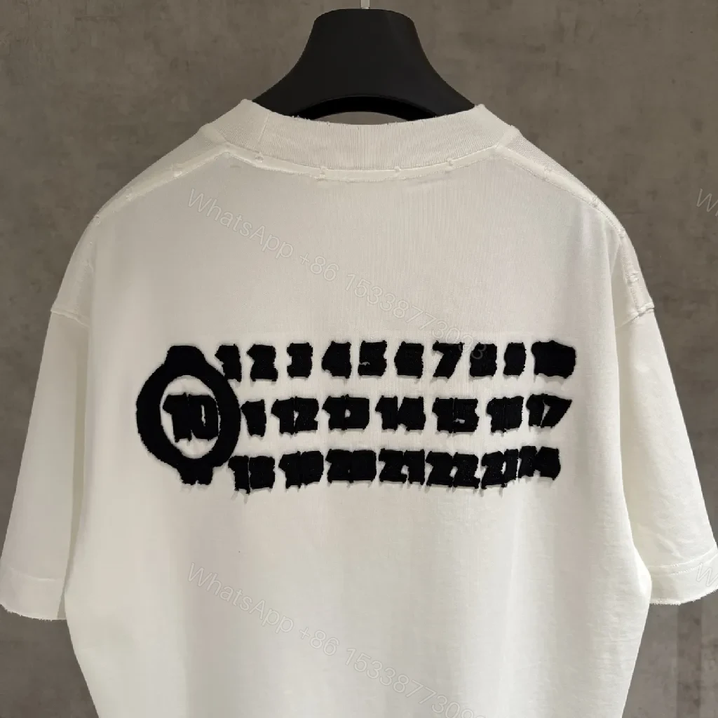 View 6 of Relaxed White Tee + Cotton Jersey + Minimalist + Embroidered Logo + T-Shirt