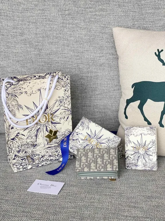 View 4 of Monogram Luxe Gift Set: Wallet, Card Holder, Boxed Gift