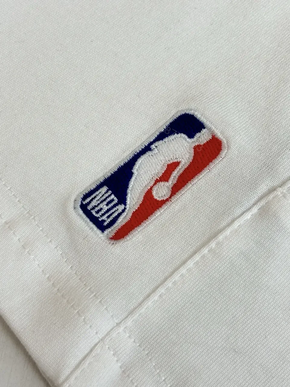View 4 of Bold Performance Jersey: White/Blue, Luxe Streetwear Top