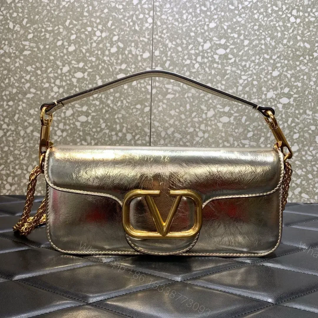 Valentino Logo Leather Shoulder Bag — view 1