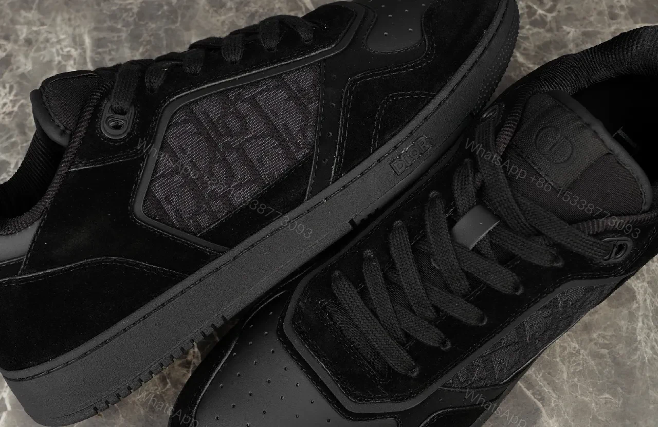 View 4 of Black Suede Textured Trainer: Subtle Luxe, All-Day Comfort