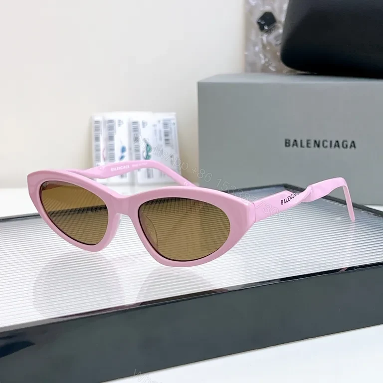 View 7 of Bold Minimalism White Cat-Eye Sunglasses