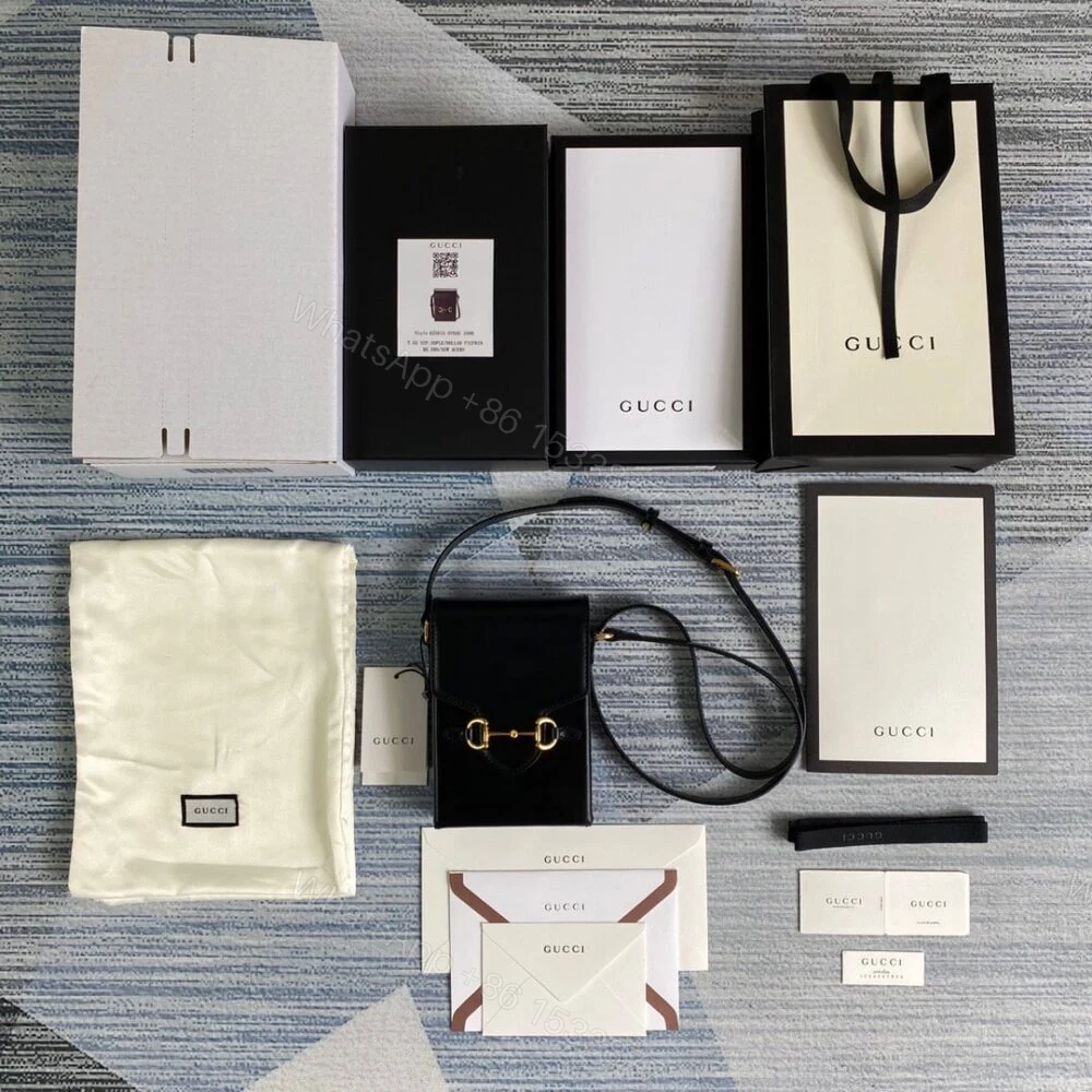 View 2 of Gucci Horsebit 1955 Mini Bag Black 17Cm 625615 0YK0G 1000