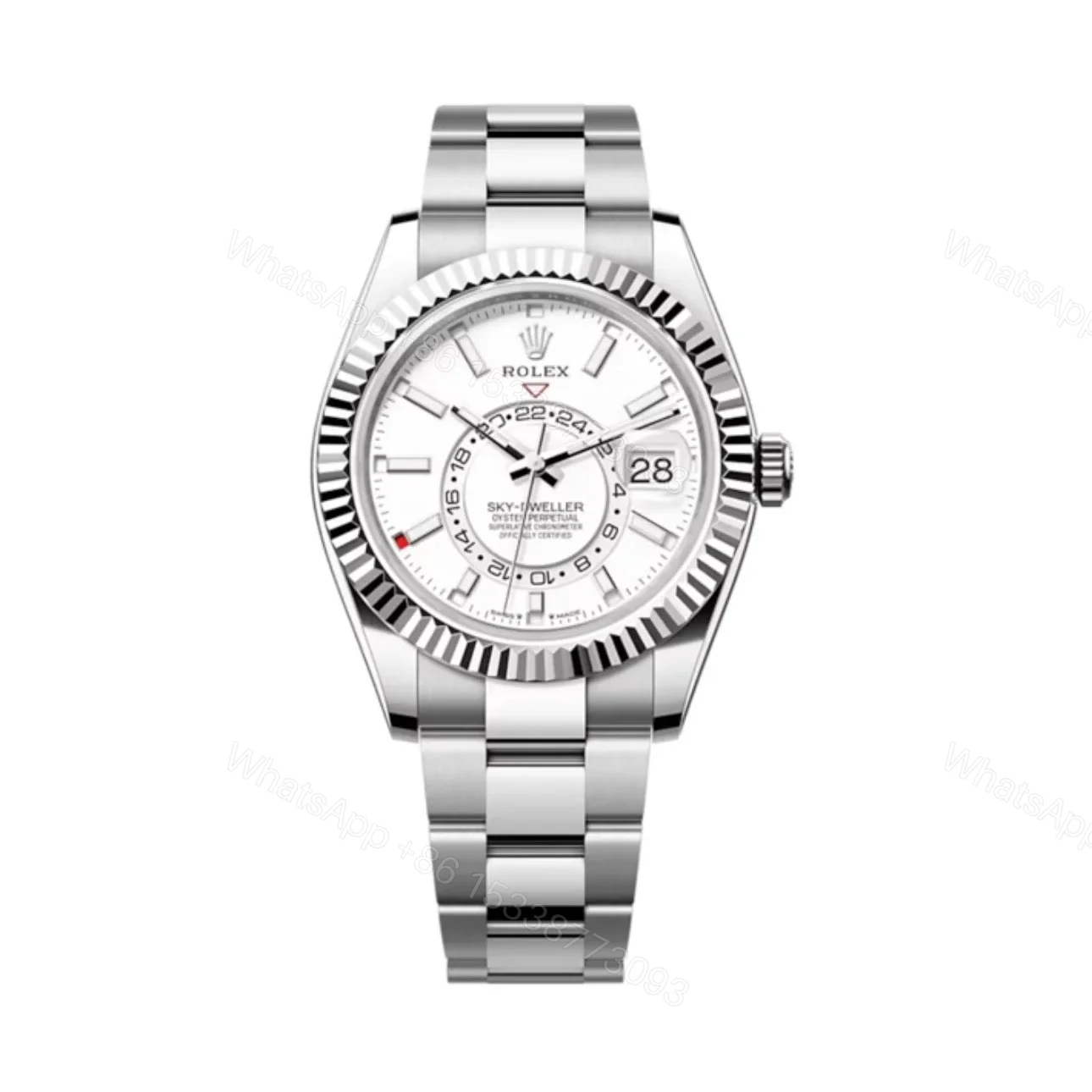 Superclone Rolex Sky-Dweller Intense white Dial 336934 — view 1