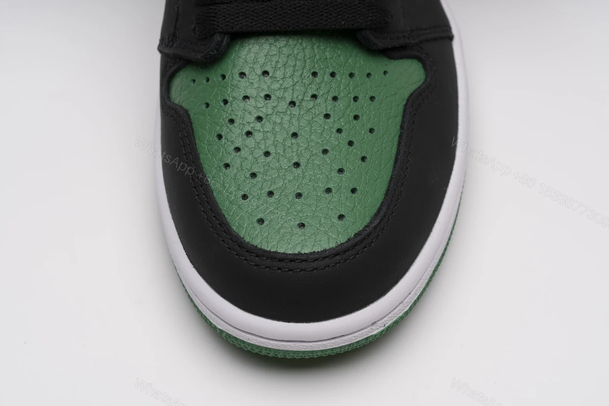 View 4 of Air Jordan 1 Retro High Pine Green Black 555088-030