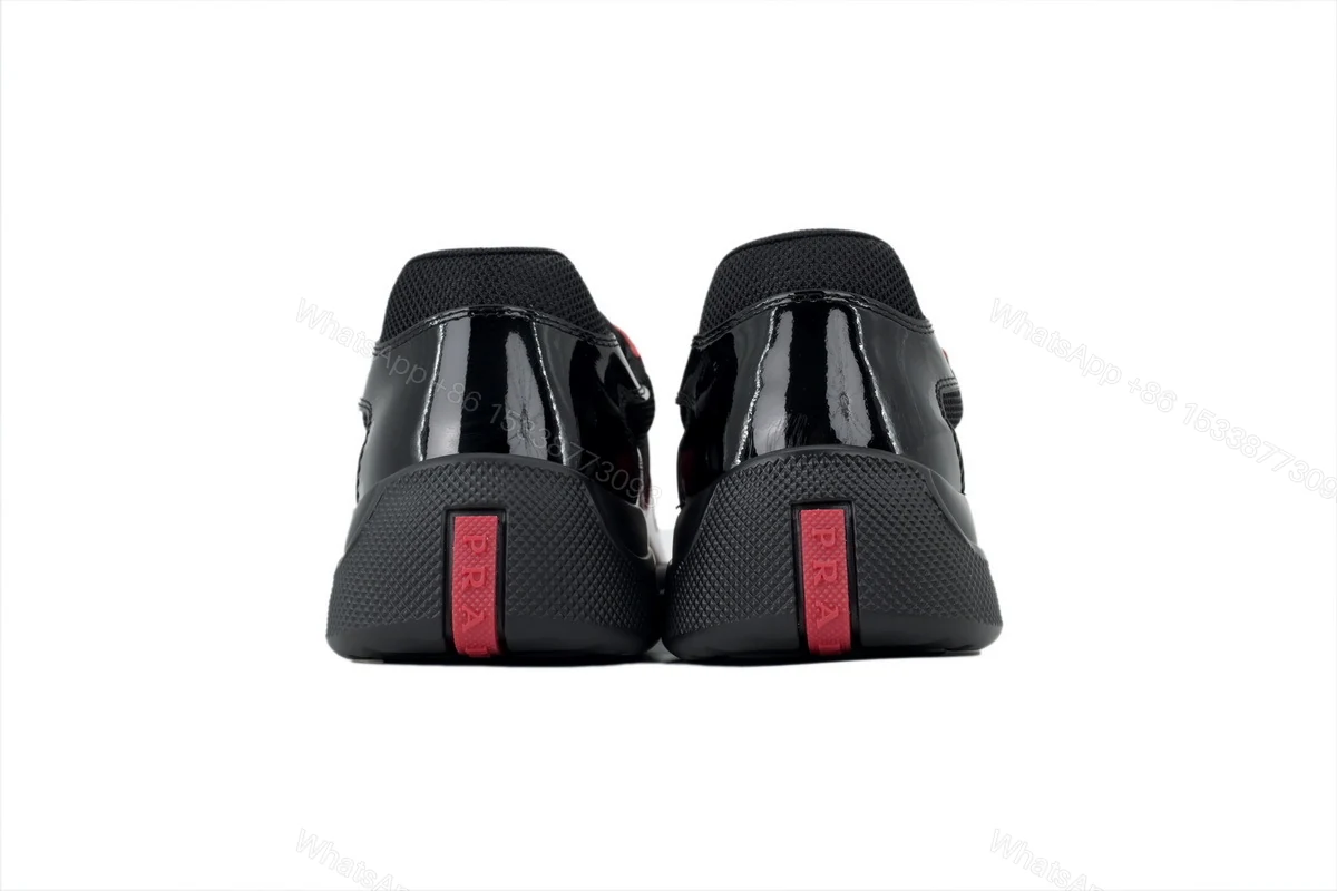 View 5 of Prada Sneakers Red and black combination