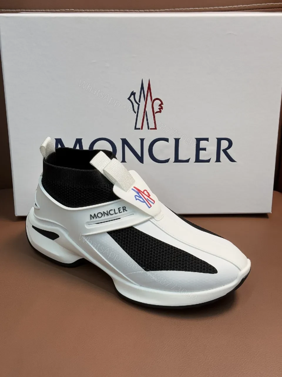 View 6 of Moncler Mesh Knit Runner: Modern Comfort Sneakers