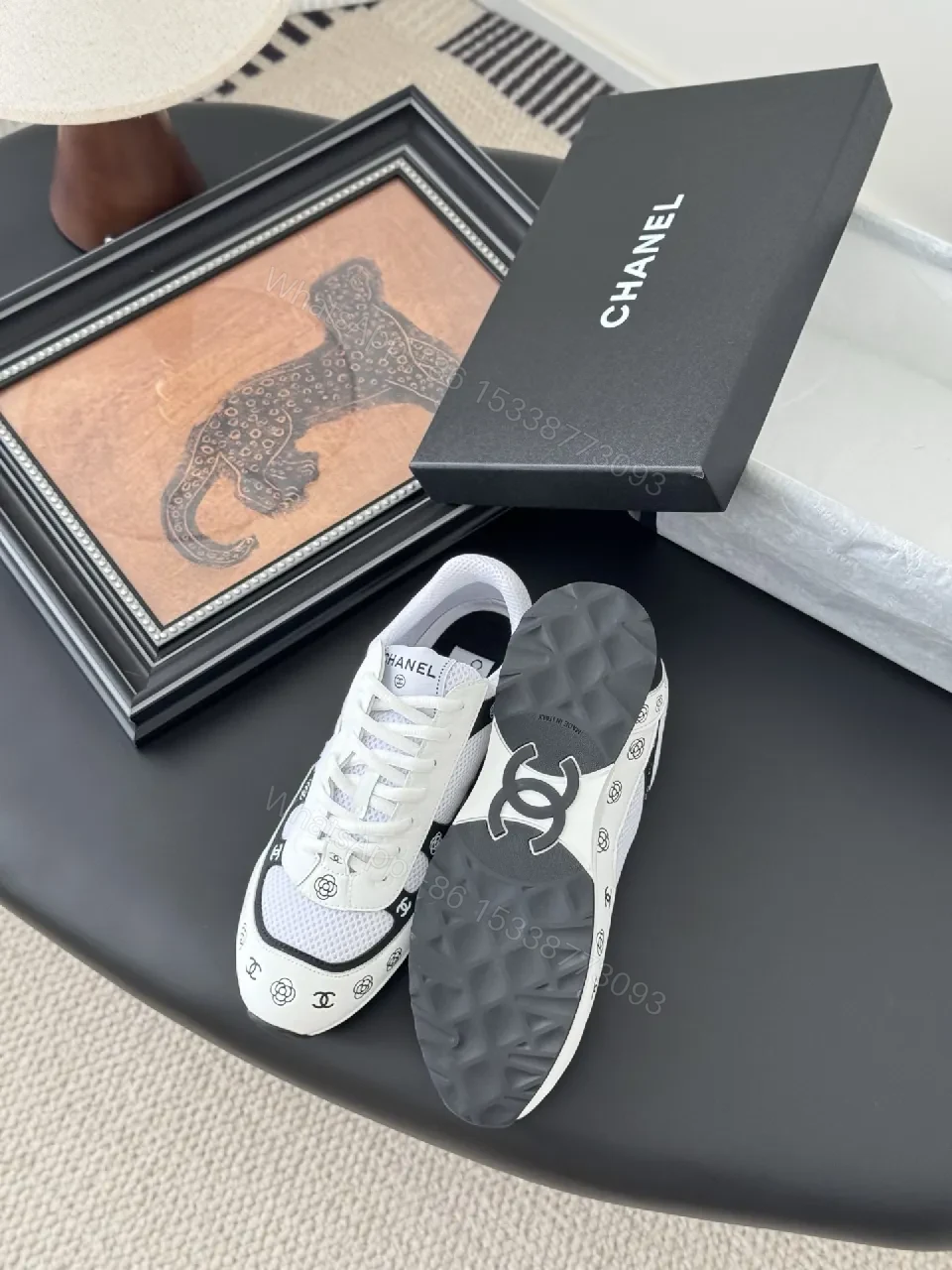 View 9 of Monochrome Luxe Sneakers: Premium Comfort, Couture-Inspired Feeling