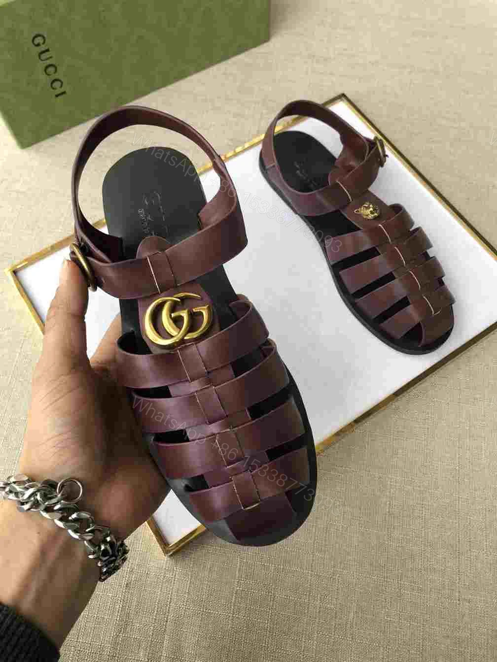 View 7 of GUCCI SANDAL WITH DOUBLE G – SDG007