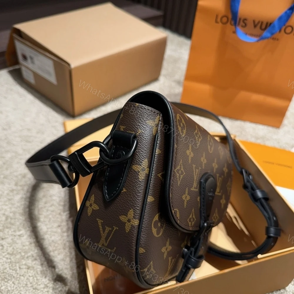View 4 of LOUIS VUITTON MONTSOURIS MESSENGER PM​ MONOGRAM MACASSAR CANVAS BROWN 19CM M47060