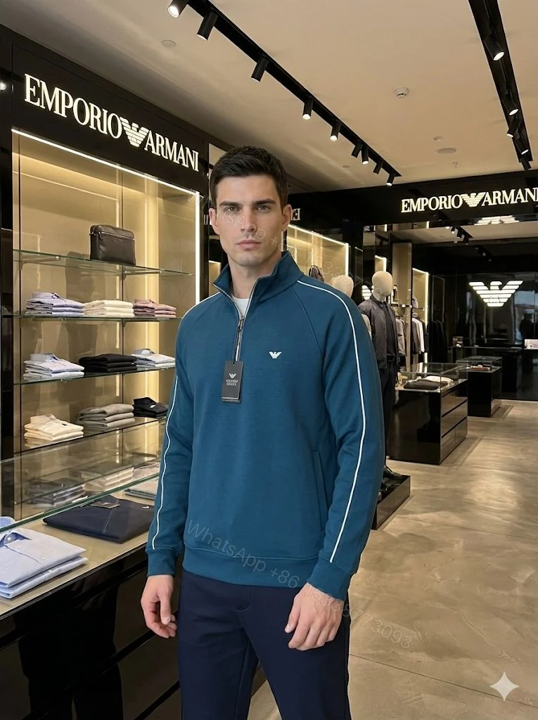 View 6 of First Copy Emporio Armani Premium Quality Sweatshirt for Men