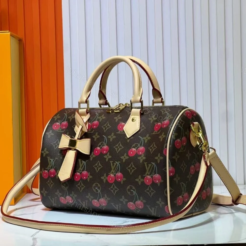 View 3 of Louis Vuitton Speedy 30 Cherry Brown 30Cm