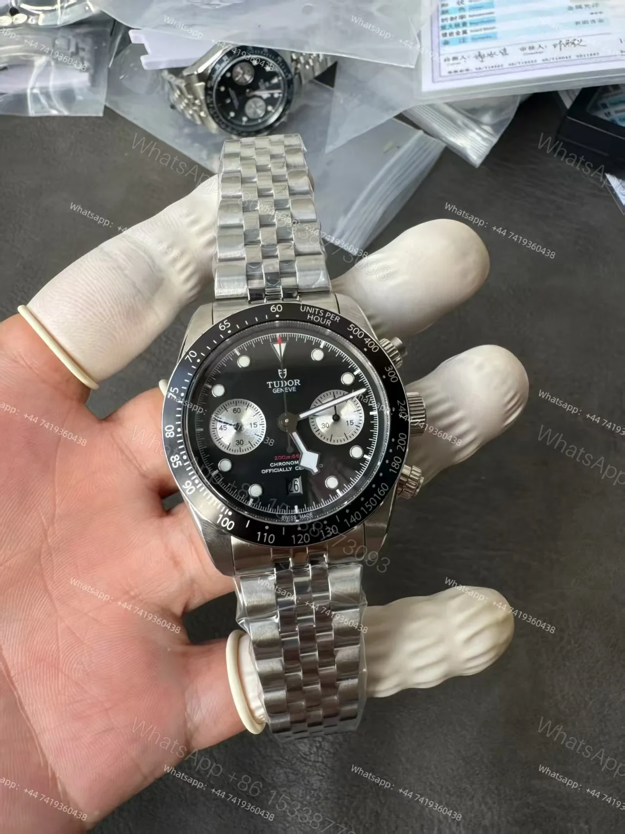 View 6 of Tudor Super Clone Black Bay Chronograph M79360N-0013 Black Dial