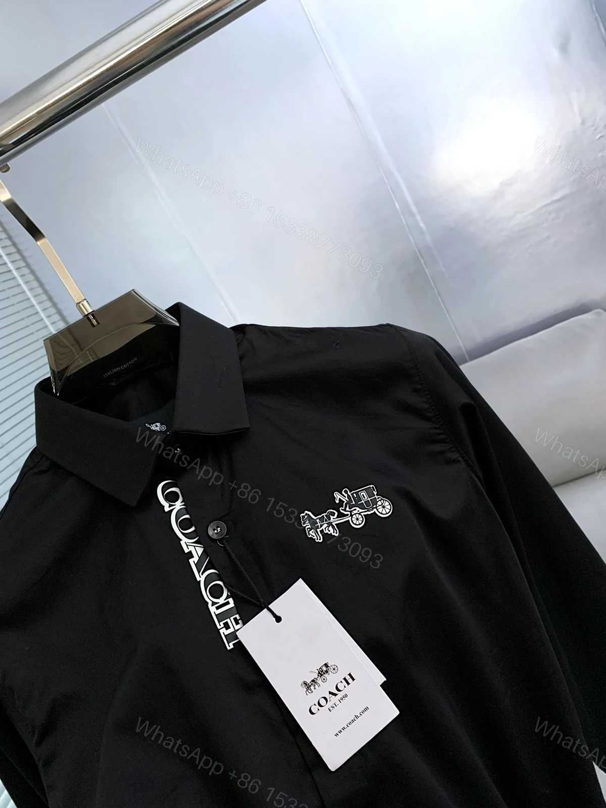 View 7 of FIRST COPY COACH ORIGINAL SOFT COTTON SUMMER SHIRT
