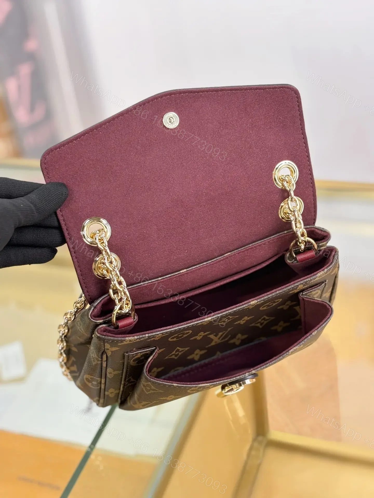 View 4 of Louis Vuitton Saint Germain BB shoulder bag in Monogram canvas