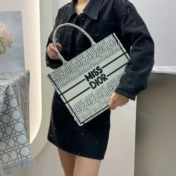 FIRST COPY Miss Dior Graffiti Book Large Tote Bag — view 1